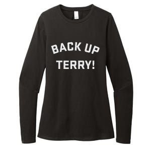 Back Up Terry! Wheelchair Fireworks Womens CVC Long Sleeve Shirt