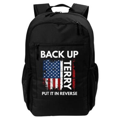 Back Up Terry Put It In Reverse Funny 4th of July Backpack