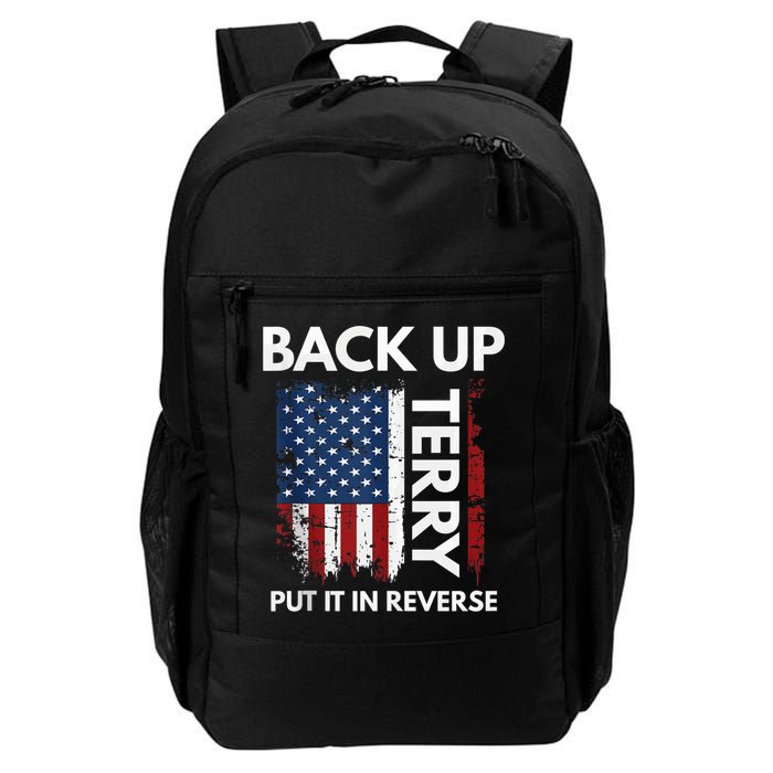 Back Up Terry Put It In Reverse Funny 4th of July Backpack