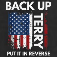 Back Up Terry Put It In Reverse Funny 4th of July 11oz C Handle Ceramic Mug