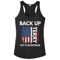 Back Up Terry Put It In Reverse Funny 4th of July Ladies PosiCharge Competitor Racerback Tank