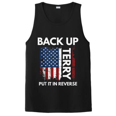 Back Up Terry Put It In Reverse Funny 4th of July PosiCharge Competitor Tank