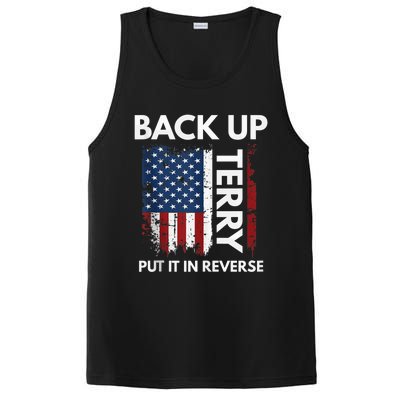 Back Up Terry Put It In Reverse Funny 4th of July PosiCharge Competitor Tank