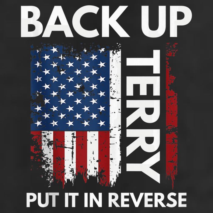 Back Up Terry Put It In Reverse Funny 4th of July Microfiber Hand Towel