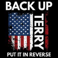 Back Up Terry Put It In Reverse Funny 4th of July Wool Snapback Cap