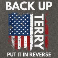 Back Up Terry Put It In Reverse Funny 4th of July Cotton Canvas Backpack