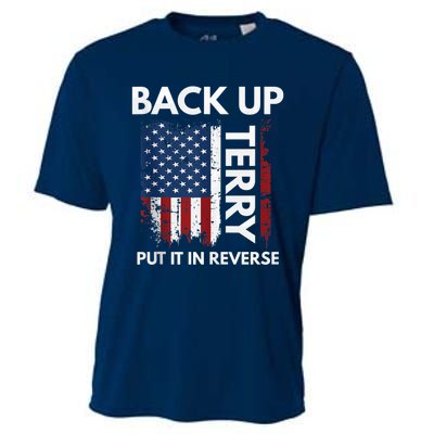 Back Up Terry Put It In Reverse Funny 4th of July Cooling Performance Crew T-Shirt