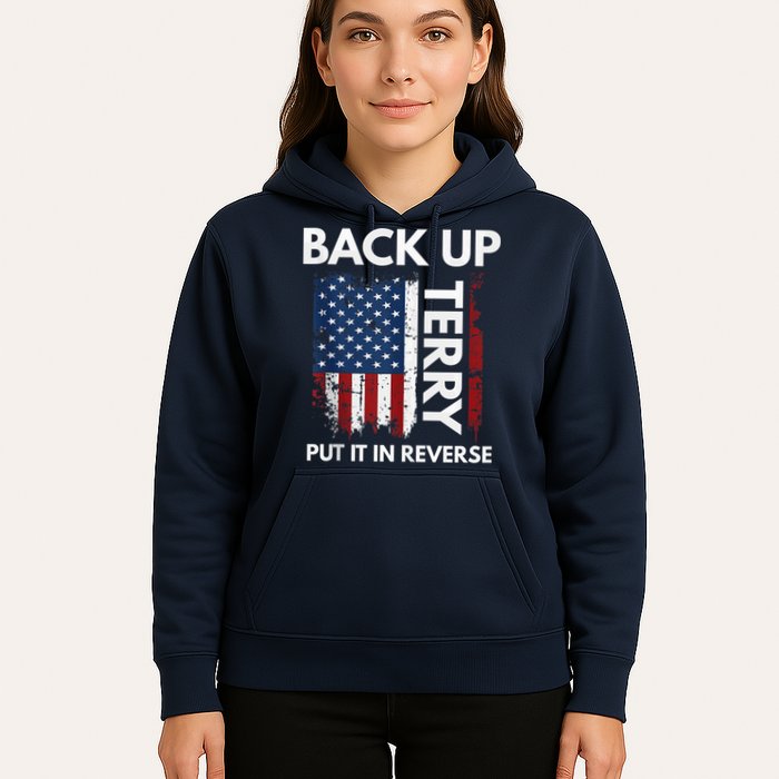 Back Up Terry Put It In Reverse Funny 4th of July Hoodie