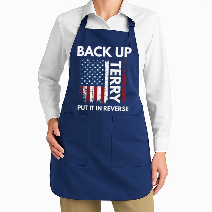 Back Up Terry Put It In Reverse Funny 4th of July Apron