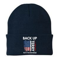Back Up Terry Put It In Reverse Funny 4th of July Beanie