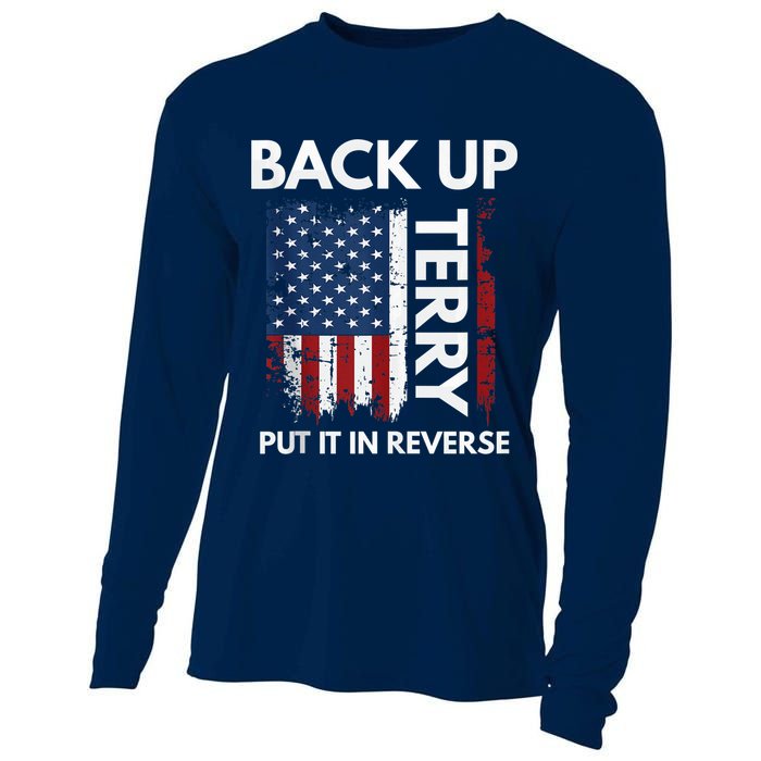 Back Up Terry Put It In Reverse Funny 4th of July Cooling Performance Long Sleeve Crew