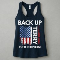 Back Up Terry Put It In Reverse Funny 4th of July Womens Tank Top