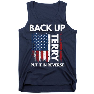 Back Up Terry Put It In Reverse Funny 4th of July Tank Top
