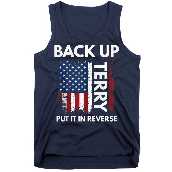 Back Up Terry Put It In Reverse Funny 4th of July Tank Top