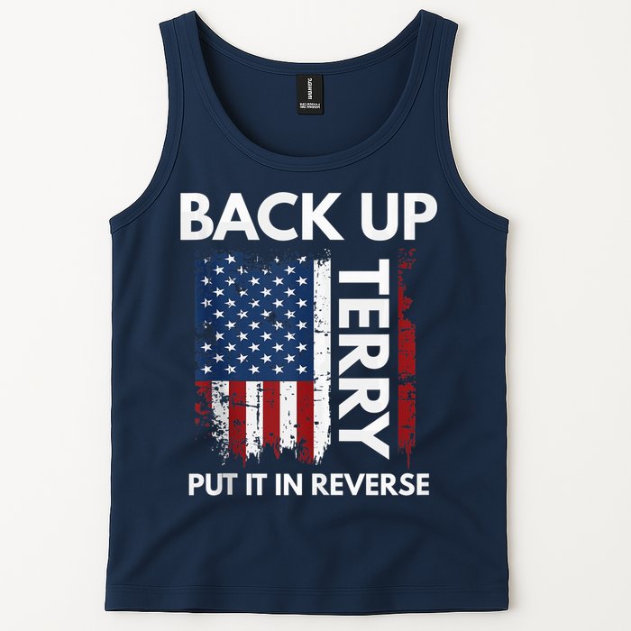 Back Up Terry Put It In Reverse Funny 4th of July Tank Top