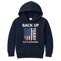 Back Up Terry Put It In Reverse Funny 4th of July Kids Hoodie