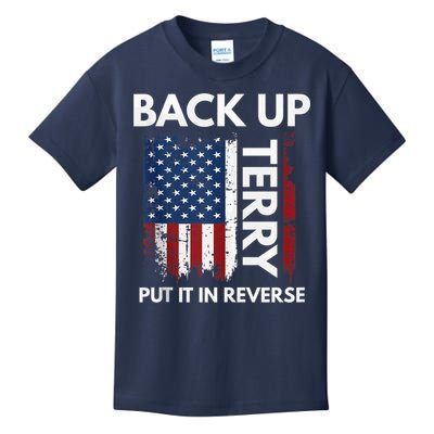 Back Up Terry Put It In Reverse Funny 4th of July Kids T-Shirt