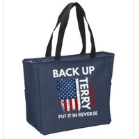 Back Up Terry Put It In Reverse Funny 4th of July Zip Tote Bag