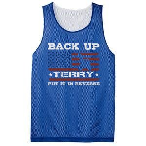 Back Up Terry Put It In Reverse Funny 4th Of July Usa Flag Cute Gift Mesh Reversible Basketball Jersey Tank