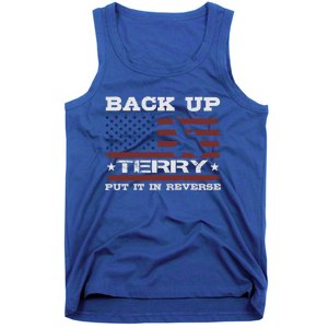 Back Up Terry Put It In Reverse Funny 4th Of July Usa Flag Cute Gift Tank Top