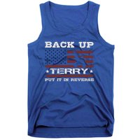 Back Up Terry Put It In Reverse Funny 4th Of July Usa Flag Cute Gift Tank Top