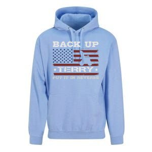 Back Up Terry Put It In Reverse Funny 4th Of July Usa Flag Cute Gift Unisex Surf Hoodie