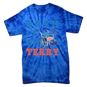 Back Up Terry Put It In Reverse Independence Day Fireworks Great Gift Tie-Dye T-Shirt