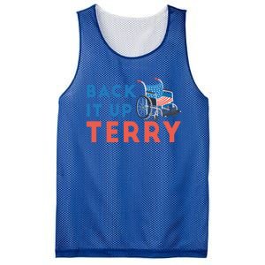 Back Up Terry Put It In Reverse Wheelchair Independence Day Gift Mesh Reversible Basketball Jersey Tank