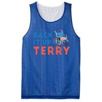 Back Up Terry Put It In Reverse Wheelchair Independence Day Gift Mesh Reversible Basketball Jersey Tank