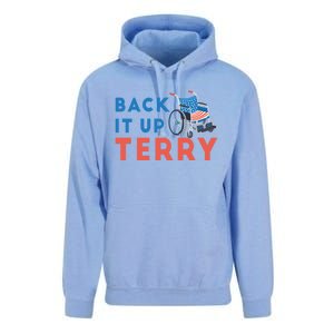 Back Up Terry Put It In Reverse Wheelchair Independence Day Gift Unisex Surf Hoodie