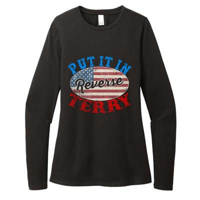 Back Up Terry Put It In Reverse 4th Of July American Flag Meaningful Gift Womens CVC Long Sleeve Shirt