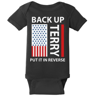 Back Up Terry Put It In Reverse Baby Bodysuit