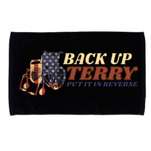 Back Up Terry Put It In Reverse 4th July Us Flag Fireworks Gift Microfiber Hand Towel