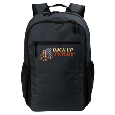 Back Up Terry Put It In Reverse 4th July Us Flag Fireworks Gift Daily Commute Backpack