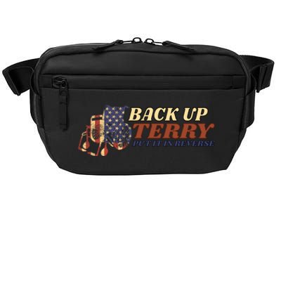 Back Up Terry Put It In Reverse 4th July Us Flag Fireworks Gift Crossbody Pack