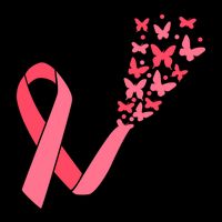 Butterfly Burst Breast Cancer Ribbon Impact Tech Backpack