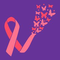Butterfly Burst Breast Cancer Ribbon Toddler T-Shirt