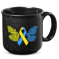 Butterfly Down Syndrome Inspiring Words 15oz Campfire Ceramic Mug