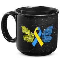 Butterfly Down Syndrome Inspiring Words 15oz Campfire Ceramic Mug