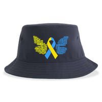 Butterfly Down Syndrome Inspiring Words Sustainable Bucket Hat