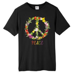 Butterfly Flower Peace Sign Tall Fusion ChromaSoft Performance T-Shirt