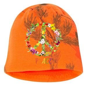 Butterfly Flower Peace Sign Kati - Camo Knit Beanie