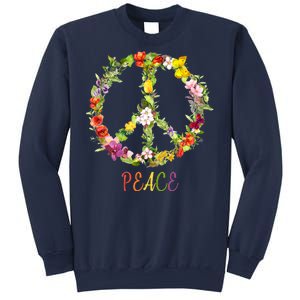 Butterfly Flower Peace Sign Sweatshirt