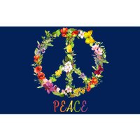 Butterfly Flower Peace Sign Bumper Sticker