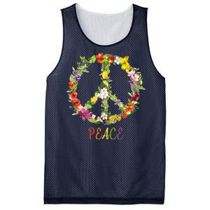 Butterfly Flower Peace Sign Mesh Reversible Basketball Jersey Tank