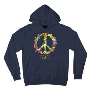 Butterfly Flower Peace Sign Tall Hoodie