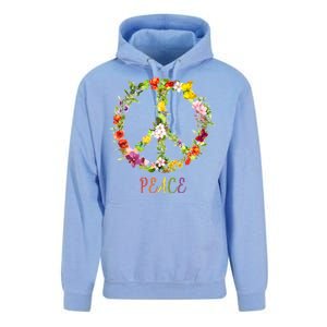 Butterfly Flower Peace Sign Unisex Surf Hoodie