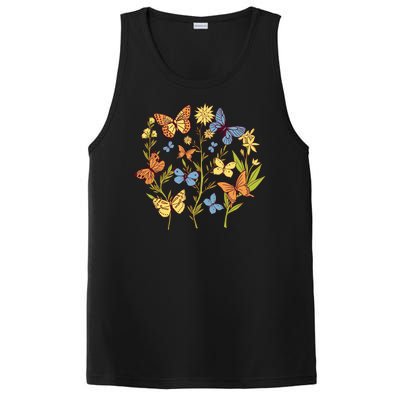 Butterfly Garden Flowers PosiCharge Competitor Tank