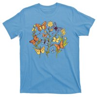 Butterfly Garden Flowers T-Shirt