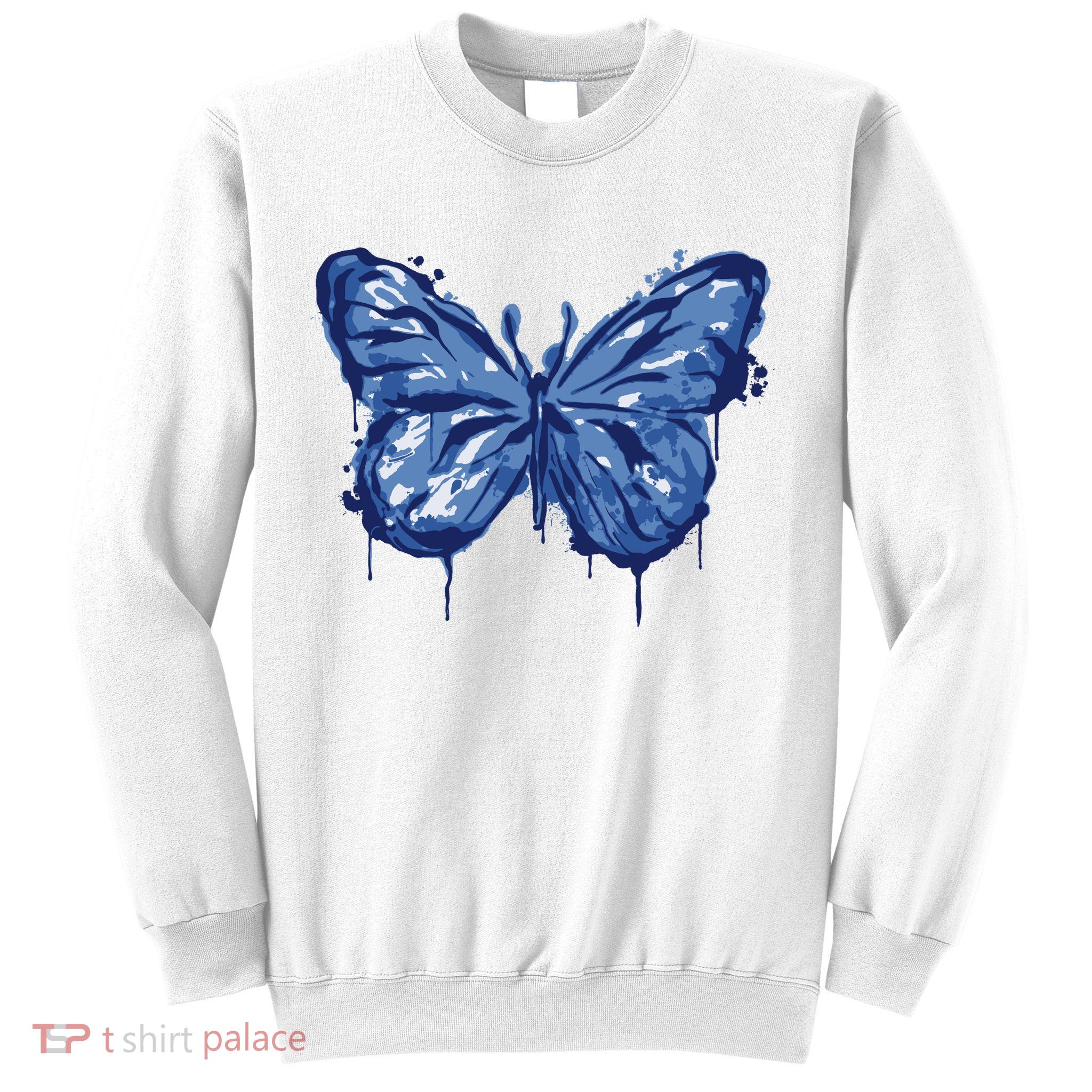 Butterfly Ink Dripping Sweatshirt